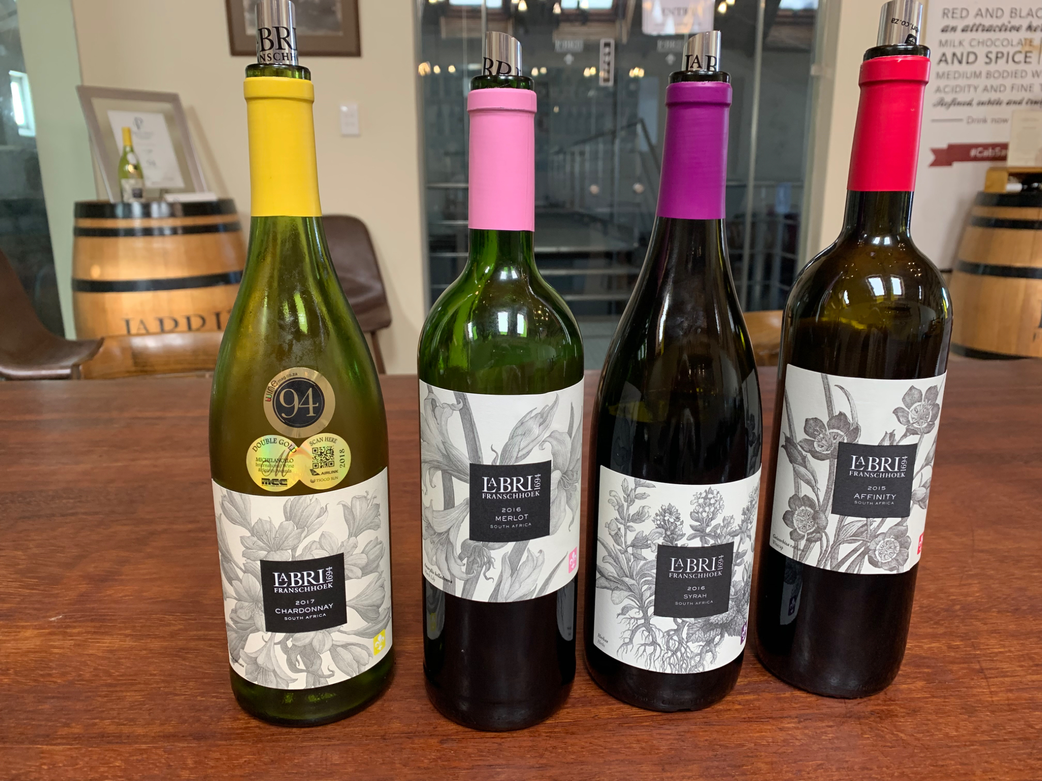 La Bri wines tasted